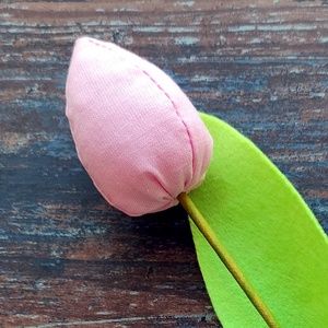 Textil tulipán (több szín) - otthon & lakás - dekoráció - virágdísz és tartó - csokor & virágdísz - Meska.hu