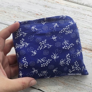 Textil bevásárló táska szatyor, kékfestő jellegű - táska & tok - bevásárlás & shopper táska - shopper, textiltáska, szatyor - Meska.hu