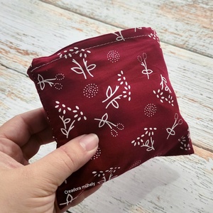 Textil bevásárló táska szatyor, bordó - táska & tok - bevásárlás & shopper táska - shopper, textiltáska, szatyor - Meska.hu