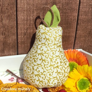 Textil alma és körte dekoráció, arany ősz - otthon & életmód - dekoráció - dísztárgy - Meska.hu Textil alma és körte dekoráció, arany ősz - otthon & életmód - dekoráció - dísztárgy - Meska.hu