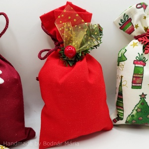 Mikulás zsák, nagy méret, több színben, Karácsony, Mikulás, Mikulás zsák, Varrás, MESKA