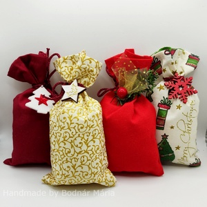 Mikulás zsák, legnagyobb méret, több színben - karácsony - mikulás - mikulás zsák - Meska.hu