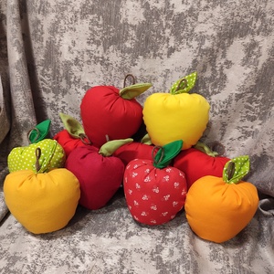 Textil alma dekorációs csomag 10 db/cs, Otthon & Életmód, Dekoráció, Dísztárgy, Varrás, MESKA