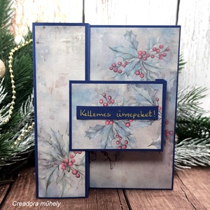 Karácsonyi képeslap - karácsony - karácsonyi ajándékozás - karácsonyi képeslap, üdvözlőlap, ajándékkísérő - Meska.hu
