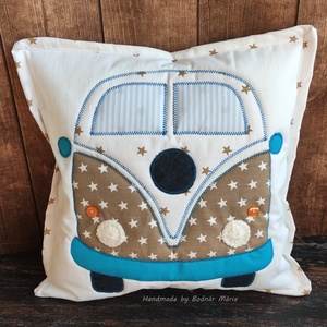 VW buszos párnahuzat több színben - otthon & életmód - babaszoba, gyerekszoba - gyerek díszpárna - Meska.hu