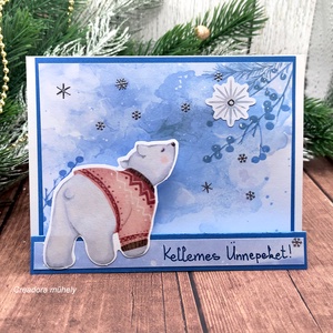 Jegesmedvés képeslap - Meska.hu