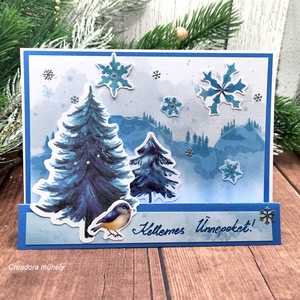 Karácsonyi képeslap - Meska.hu