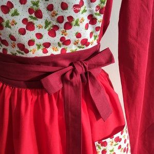 Csinos női kötény - otthon & életmód - konyhafelszerelés, tálalás - konyhai textil - kötény - Meska.hu