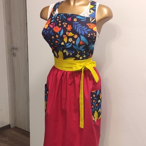 Csinos női kötény - otthon & életmód - konyhafelszerelés, tálalás - konyhai textil - kötény - Meska.hu