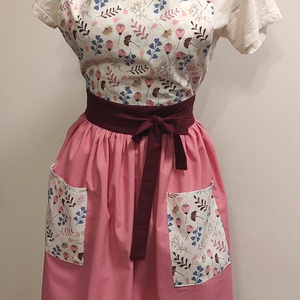 Csinos női kötény - otthon & életmód - konyhafelszerelés, tálalás - konyhai textil - kötény - Meska.hu