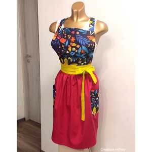 Csinos női kötény, Otthon & Életmód, Konyhafelszerelés, tálalás, Konyhai textil, Kötény, Varrás, MESKA