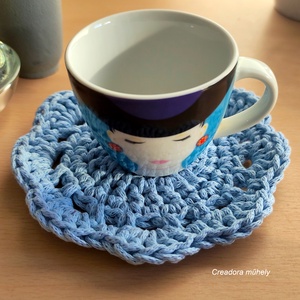 Horgolt poháralátét több színben, Otthon & Életmód, Konyhafelszerelés, tálalás, Tálalás, Tányér- és poháralátét, Horgolás, MESKA