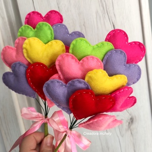 Szívecske csokor egyedi rendelésre - otthon & életmód - virágdekoráció - virágok - virágcsokor - Meska.hu