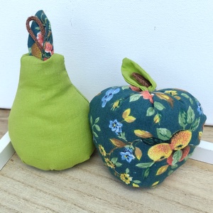 Textil körte és alma csomagban - Meska.hu