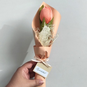 Tulipán csokor, egy szálas választható színben kísérőkártyával - otthon & életmód - virágdekoráció - virágok - virágcsokor - Meska.hu