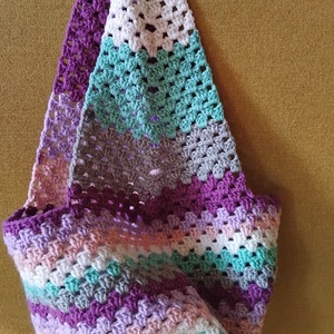 Horgolt tarisznya - diy (csináld magad) - szabásminta, útmutató - horgolási minta - Meska.hu