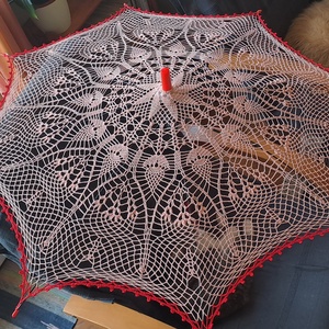 Horgolt napernyő - diy (csináld magad) - szabásminta, útmutató - horgolási minta - Meska.hu