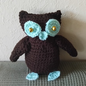 horgolt nagy bagoly - Meska.hu