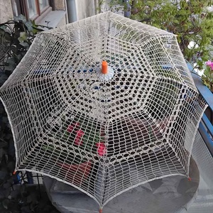 Horgolt napernyő - diy (csináld magad) - szabásminta, útmutató - horgolási minta - Meska.hu