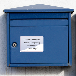 Postaláda matrica Hullámok - kellékek & szerszámok - dekorációs kellékek - matricaív - Meska.hu