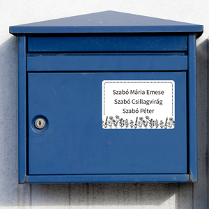 Postaláda matrica Virágok - kellékek & szerszámok - dekorációs kellékek - matricaív - Meska.hu