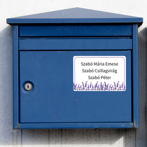 Postaláda matrica Levendula - kellékek & szerszámok - dekorációs kellékek - matricaív - Meska.hu