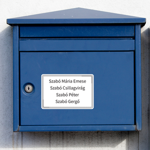 Postaláda matrica Klasszikus - kellékek & szerszámok - dekorációs kellékek - matricaív - Meska.hu