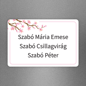 Postaláda matrica Cseresznyevirág, Kellékek & szerszámok, Dekorációs kellékek, Matricaív, Papírművészet, MESKA
