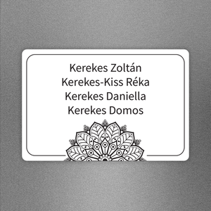 Postaláda matrica Mandala, Kellékek & szerszámok, Dekorációs kellékek, Matricaív, Papírművészet, MESKA