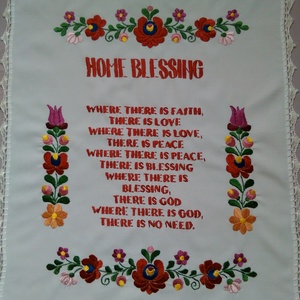 Home blessing- angol nyelvű házi áldás -  - Meska.hu