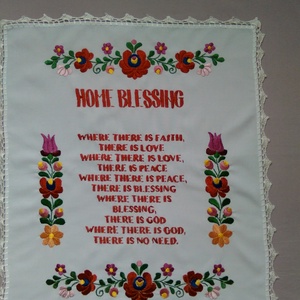 Home blessing- angol nyelvű házi áldás -  - Meska.hu