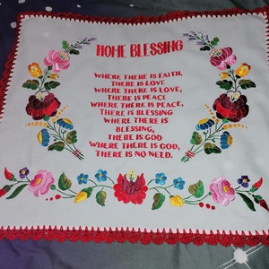 Angol nyelvű házi áldás - otthon & életmód - vallás - házi áldás - Meska.hu