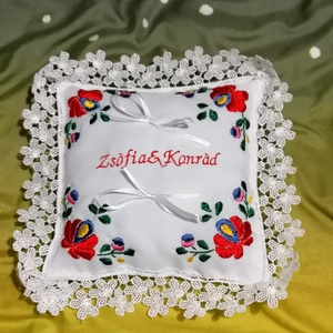 Gyűrűpárna  - esküvő - dekoráció - Meska.hu