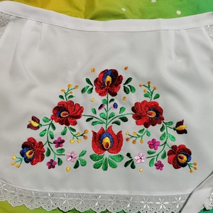 Matyó kötény  - otthon & életmód - konyhafelszerelés, tálalás - konyhai textil - kötény - Meska.hu