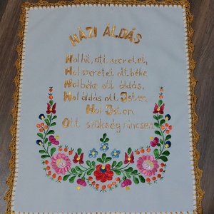 Matyó házi áldás - Meska.hu