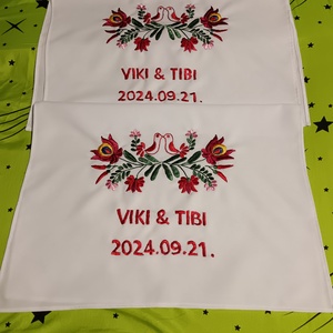 Násznagy kendő - esküvő - kiegészítők - Meska.hu