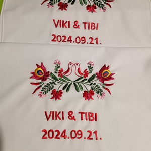 Násznagy kendő - esküvő - kiegészítők - Meska.hu