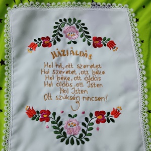 Matyó házi áldás - Meska.hu