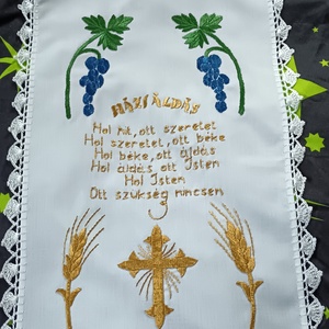 Házi áldás , Otthon & Életmód, Vallás, Házi áldás, Hímzés, MESKA