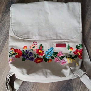 H�mzett hátizsák , Táska & Tok, Hátizsák, Kishátizsák, Hímzés, Varrás, MESKA