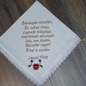 Köszönöm kendő  - Meska.hu