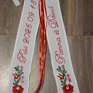 Vőfély szalag - Meska.hu