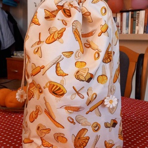 Nagy méretű frissen tartó kenyeres zsák - táska & tok - bevásárlás & shopper táska - kenyeres zsák - Meska.hu