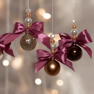 Gyönyörű, egyedi karácsonyfadíszek - karácsony - karácsonyi lakásdekoráció - karácsonyfadíszek - Meska.hu