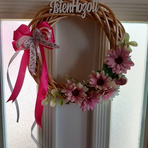 Tavaszi ajtódísz, kopogtató - otthon & életmód - dekoráció - ajtó- és ablak dekoráció - ajtódísz & kopogtató - Meska.hu