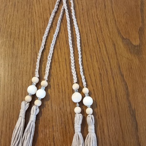 Makramé függönyelkötő zsinór - otthon & életmód - lakástextil - függöny és kiegészítő - függöny elkötő - Meska.hu Makramé függönyelkötő zsinór - otthon & életmód - lakástextil - függöny és kiegészítő - függöny elkötő - Meska.hu