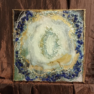 Epoxy geóda - otthon & életmód - dekoráció - kép & falikép - 3d képek - Meska.hu