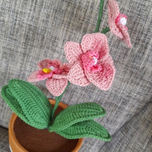 Horgolt Orchidea - Meska.hu