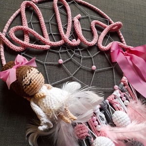 Álomfogó egyedi névvel, figurával! - otthon & életmód - babaszoba, gyerekszoba - babaszoba, gyerekszoba - Meska.hu