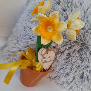 Cserepes nárcisz - Meska.hu